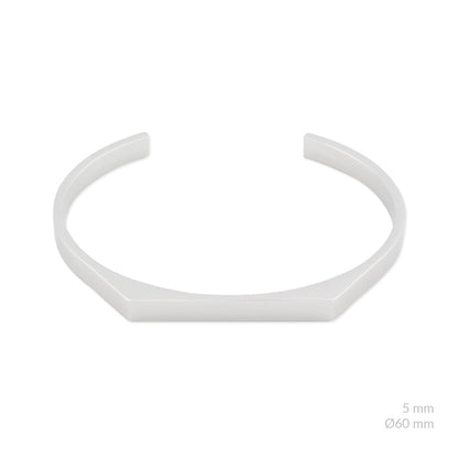 Brazalete de Acero Inoxidable Angular