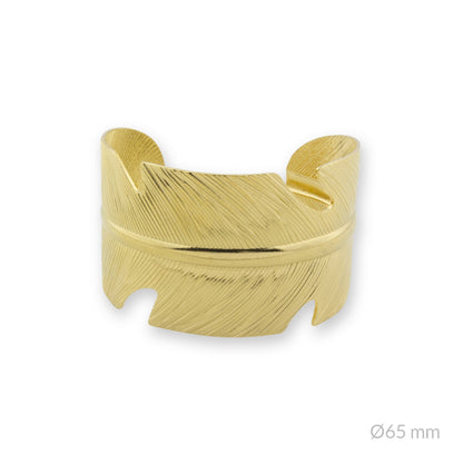 Brazalete Pluma Dorado