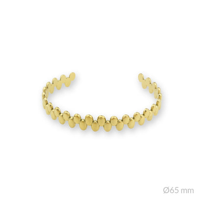 Brazalete Círculos Dorado