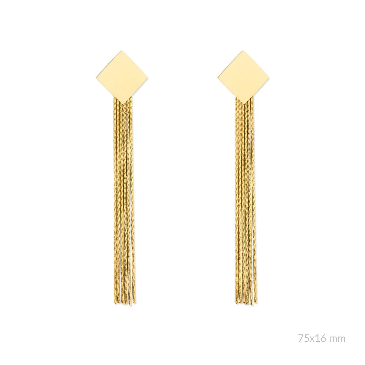 Pendientes Rombo Tiras