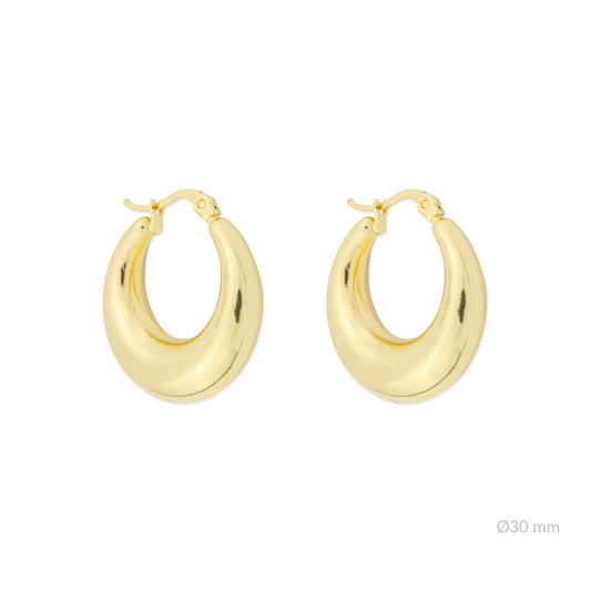 Pendientes Aros Ancho 30mm