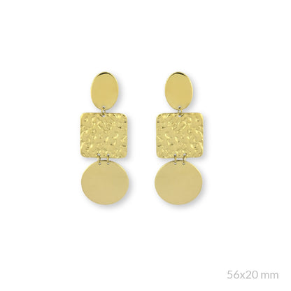 Pendientes Acero Geométricos