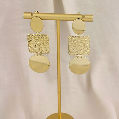 Pendientes Acero Geométricos