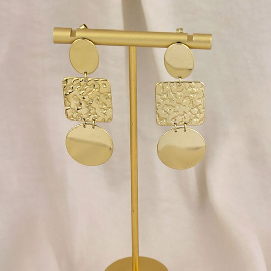Pendientes Acero Geométricos