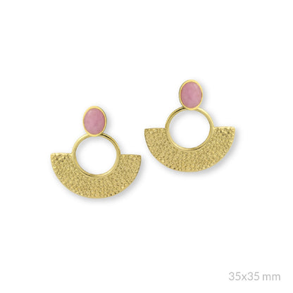 Pendientes Cleopatra Rosa