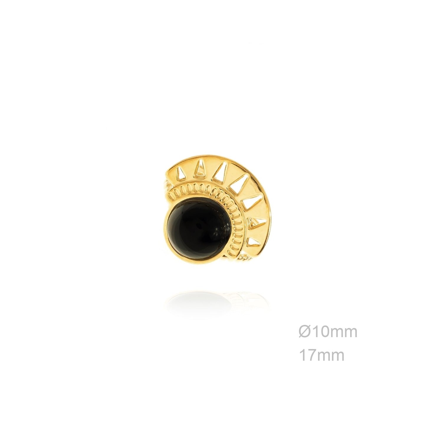 Anillo Azteca negro