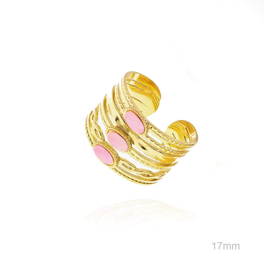 Anillo Never too much Rosa