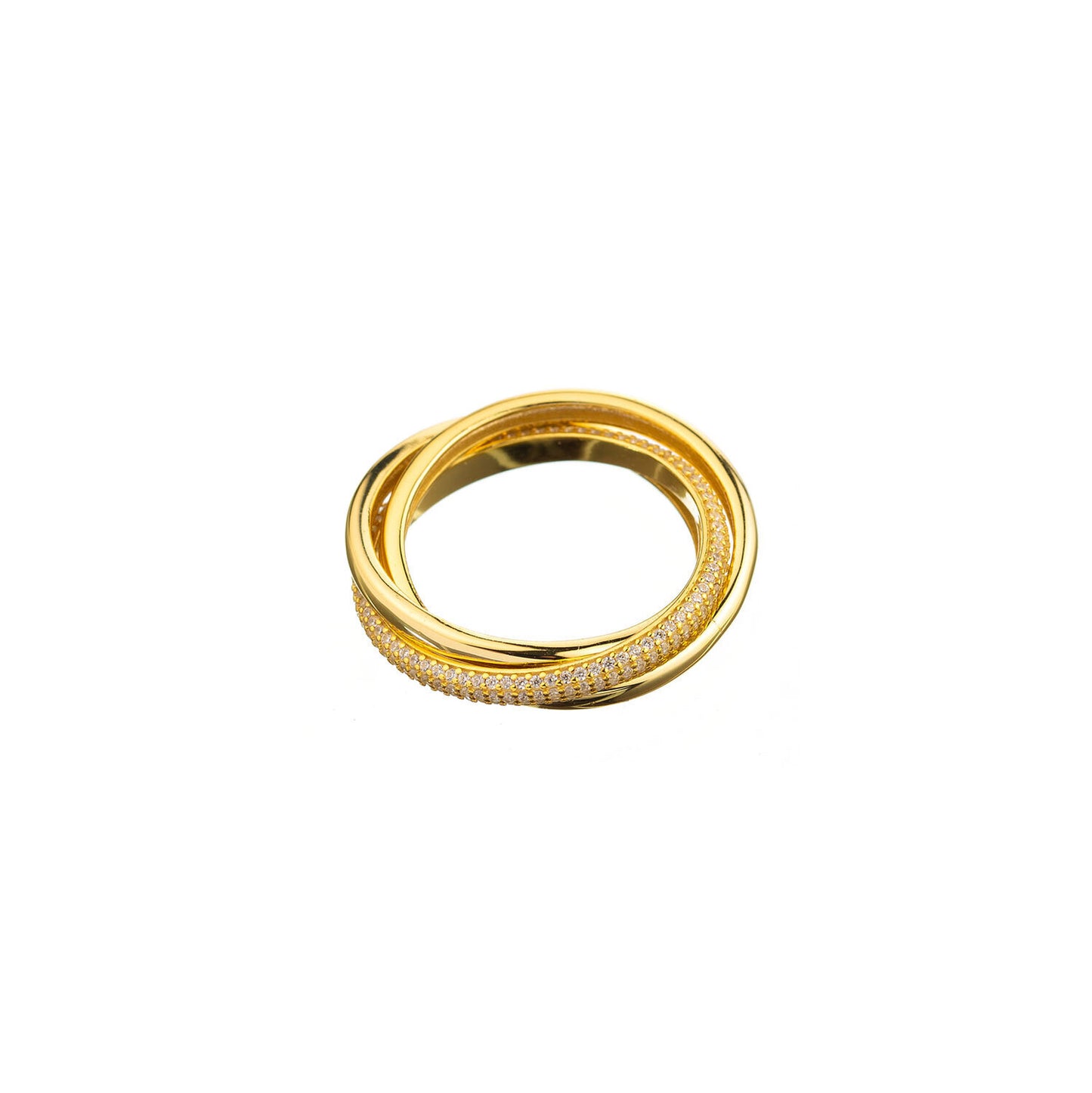 Anillo Triple Circonitas