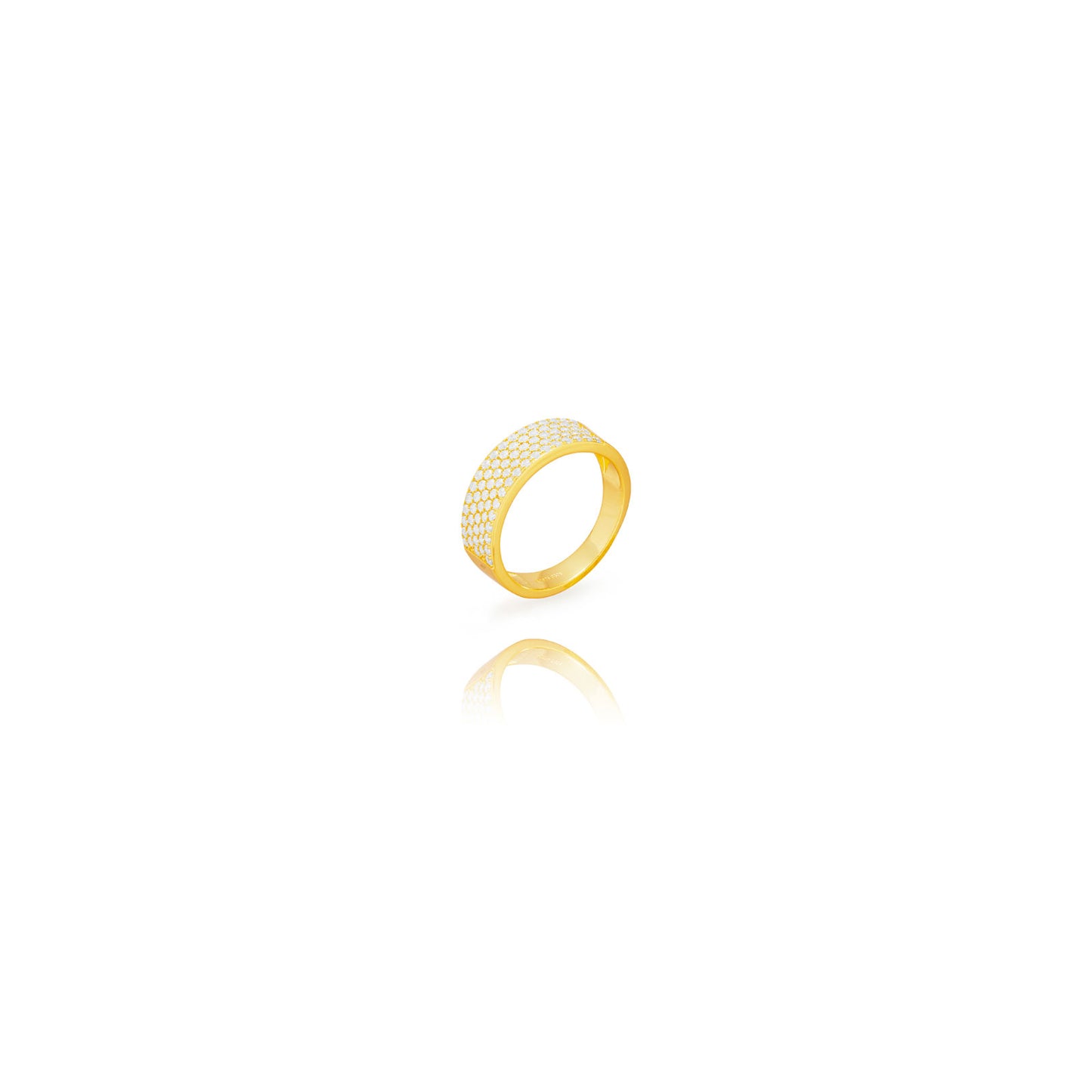 Anillo Ancho circonitas