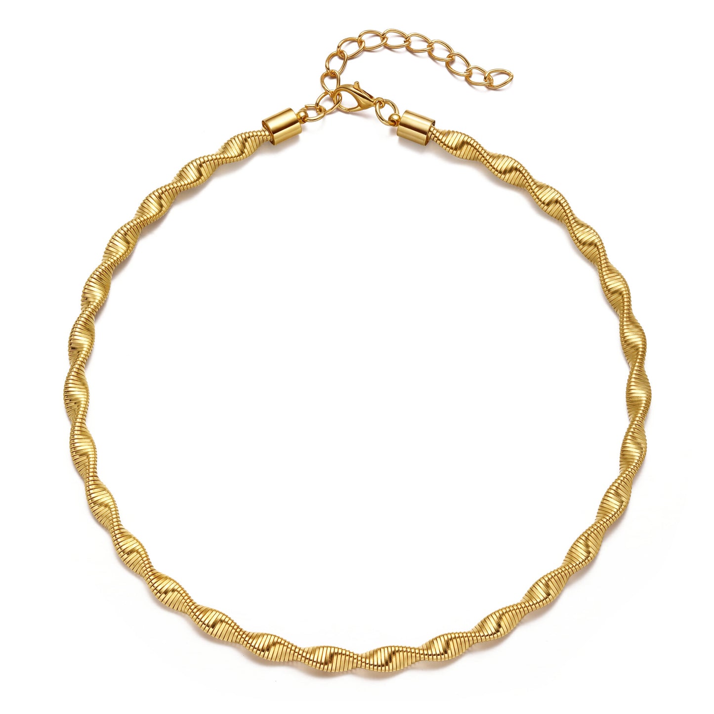 Choker Espiral Dorado