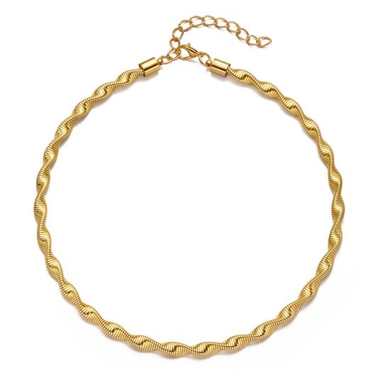 Choker Espiral Dorado