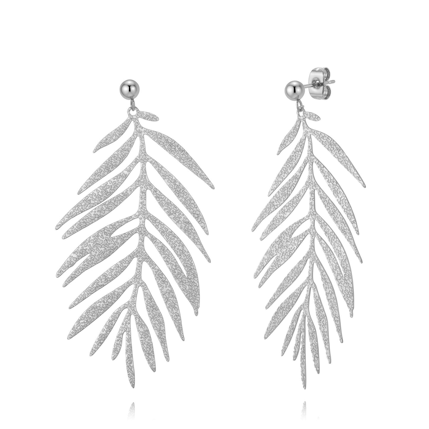 Pendientes  Hoja de Palmera