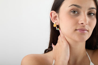Pendientes Piedras Naturales