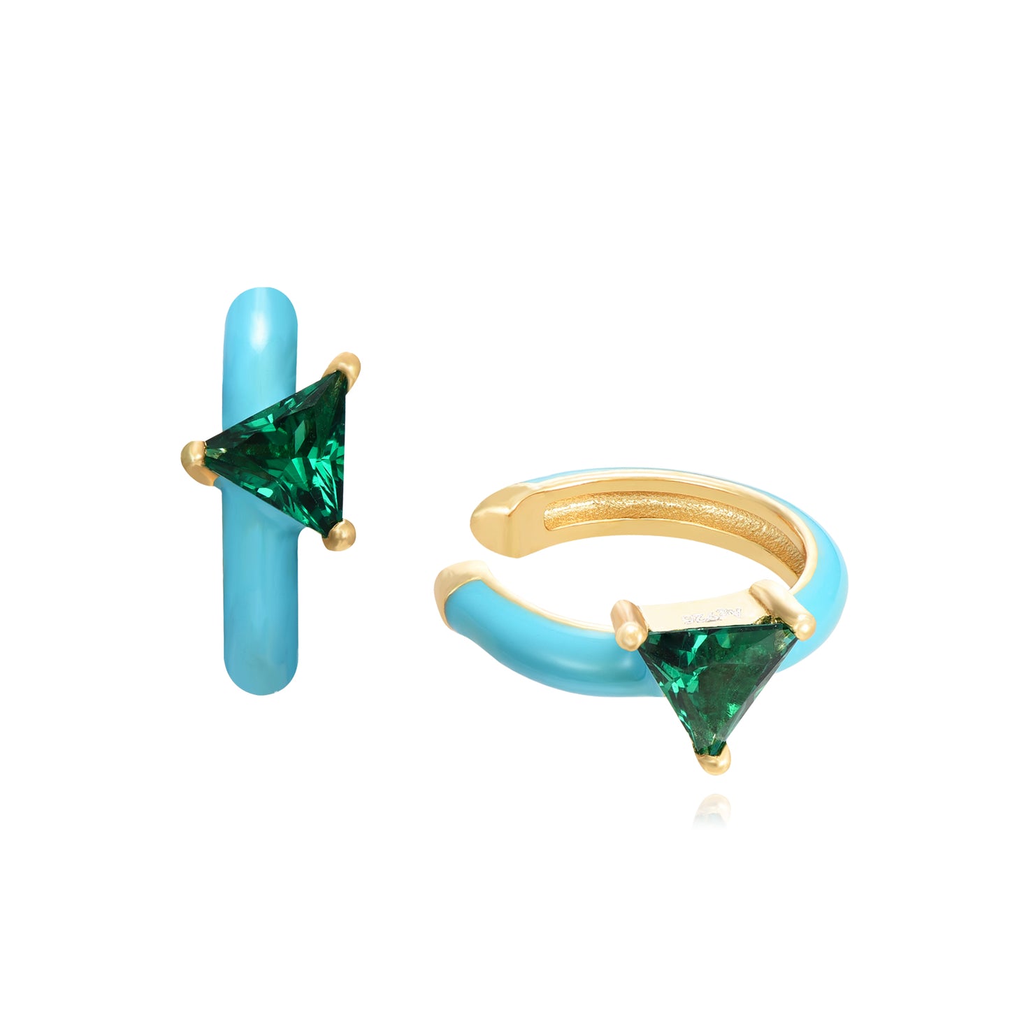 EarCuff esmaltado con circonita