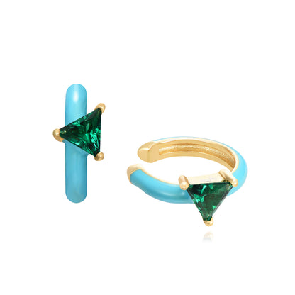 EarCuff esmaltado con circonita
