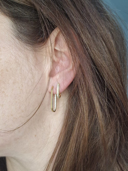 Pendientes Link Pavé