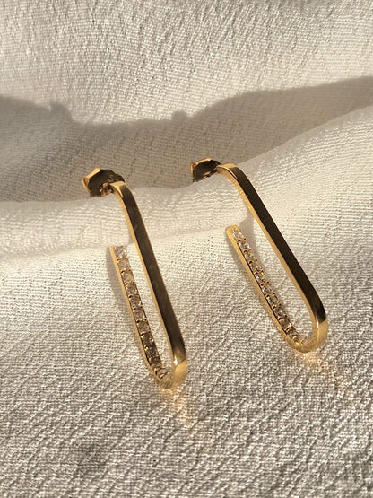 Pendientes Link Pavé