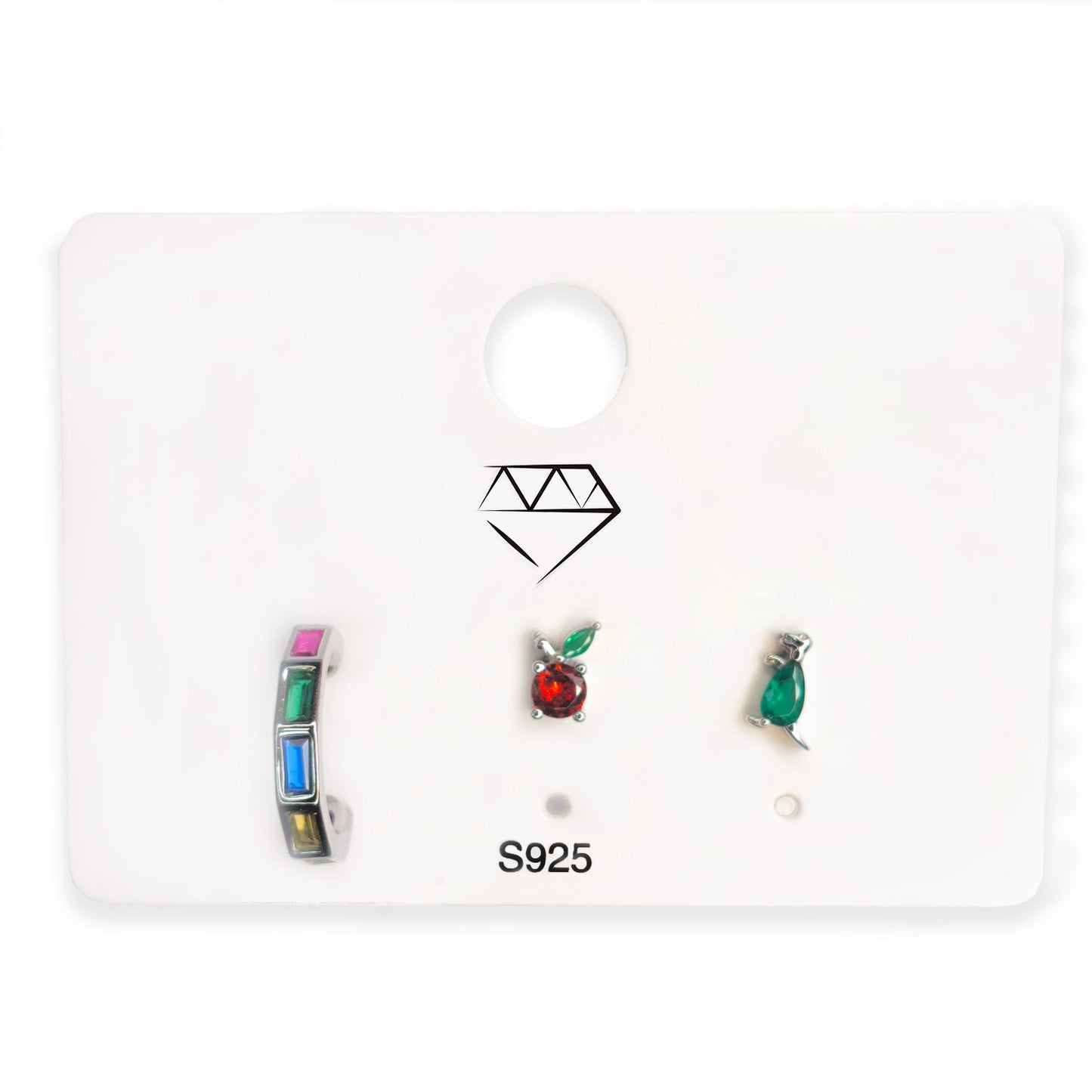 Pack 3 Pendientes Cereza