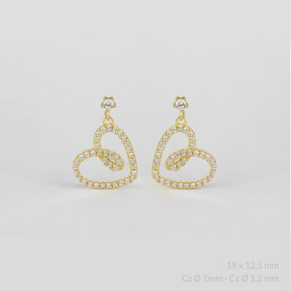 Pendientes Eternal Heart