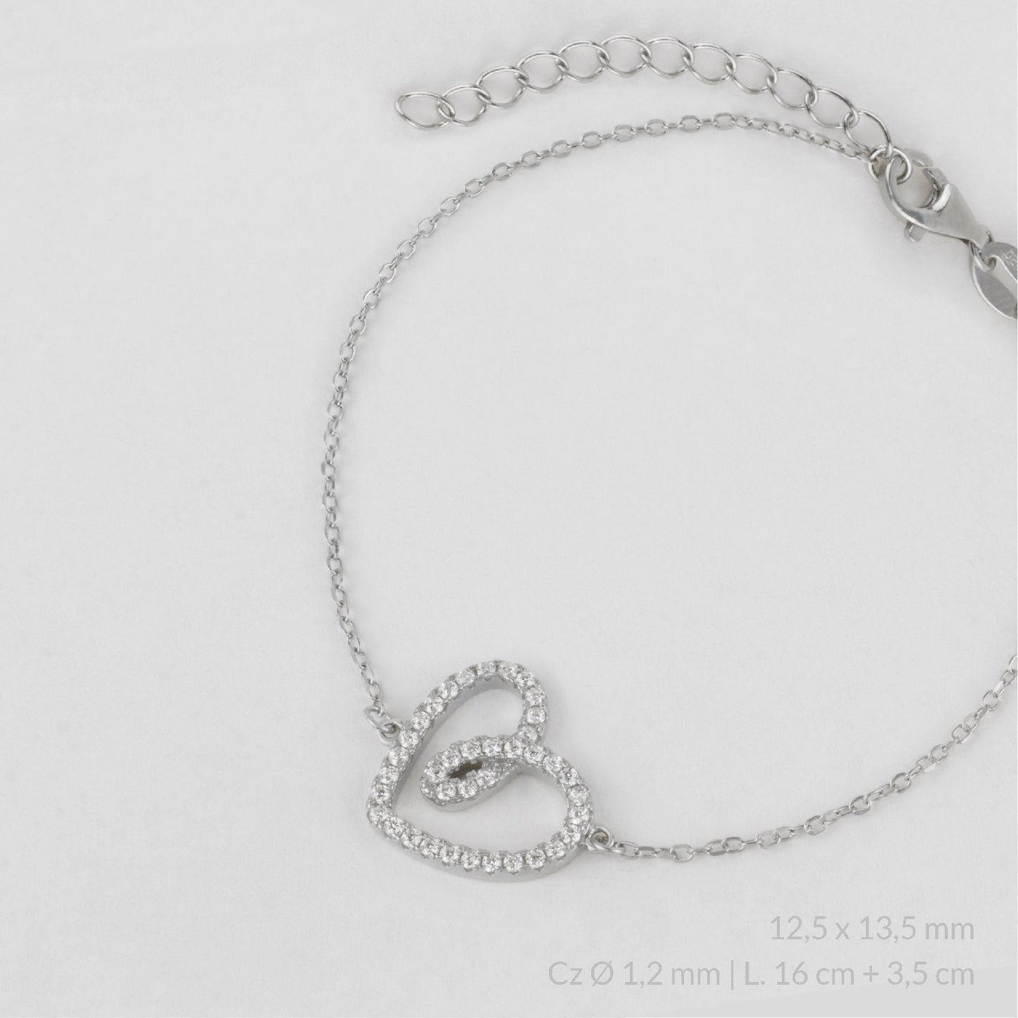 Pulsera Eternal Heart entrelazado