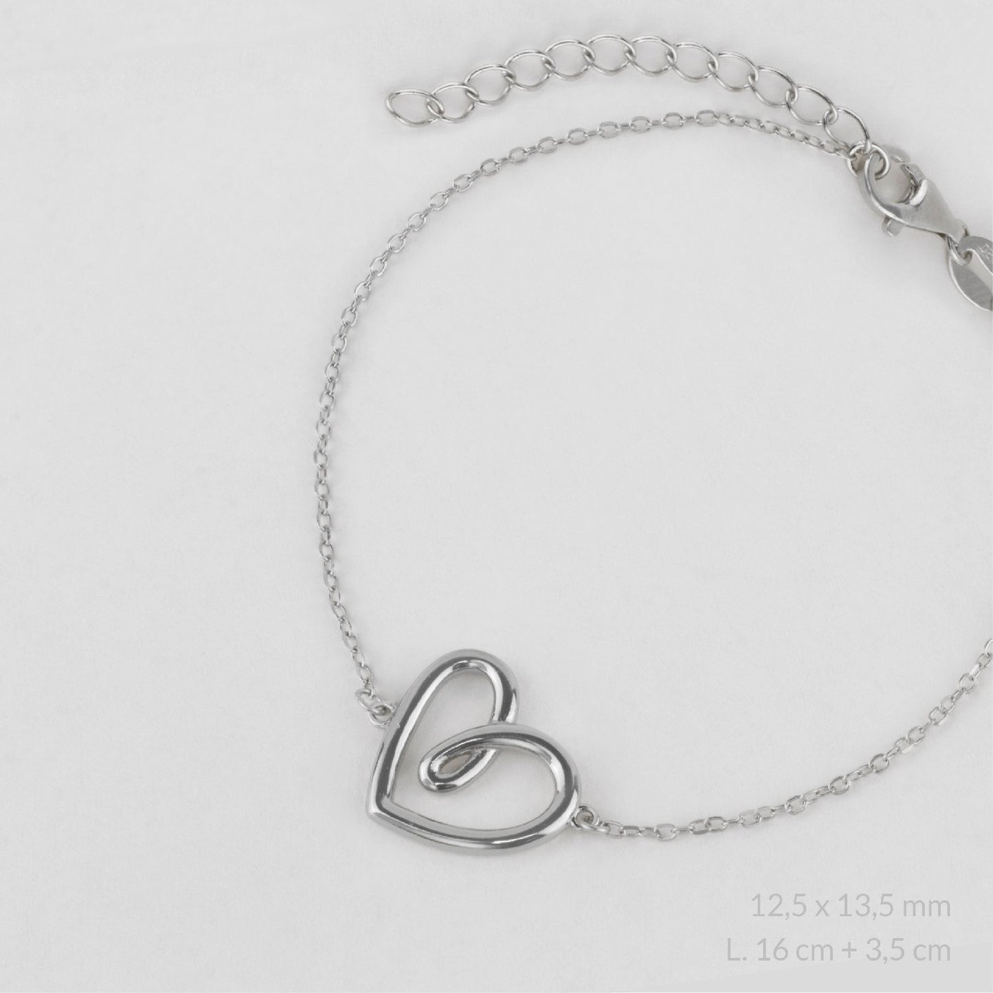 Pulsera Eternal Heart entrelazado